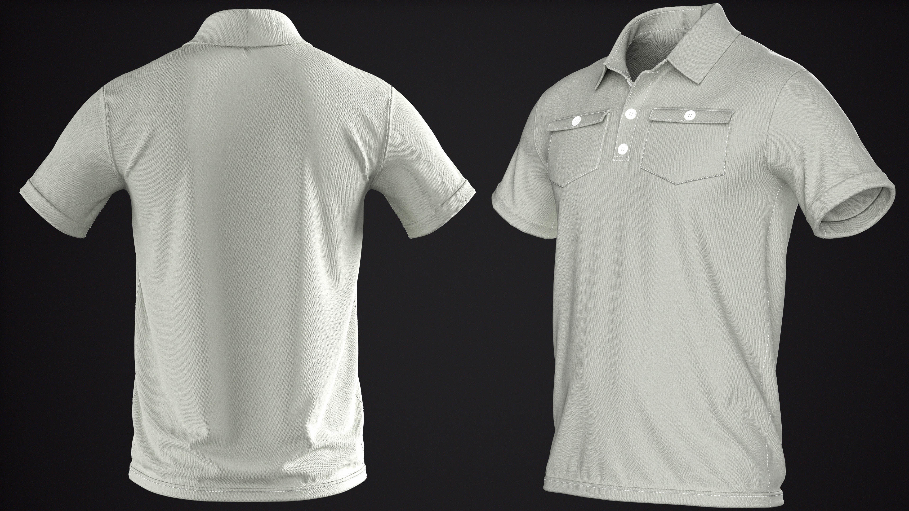 25 In 1 T-Shirts And  Video Tutorial  Vol01 3D model_26