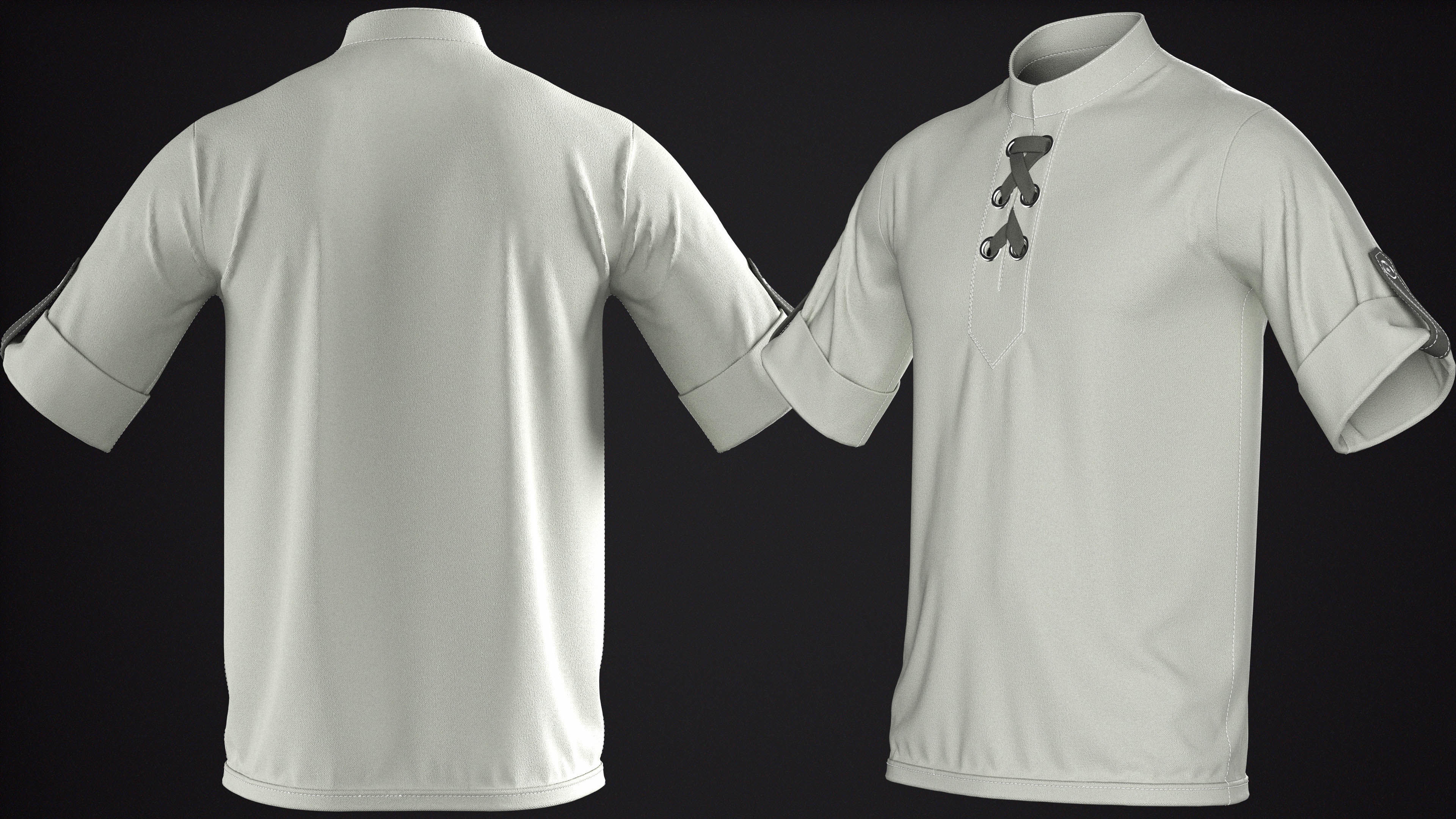 25 In 1 T-Shirts And  Video Tutorial  Vol01 3D model_34