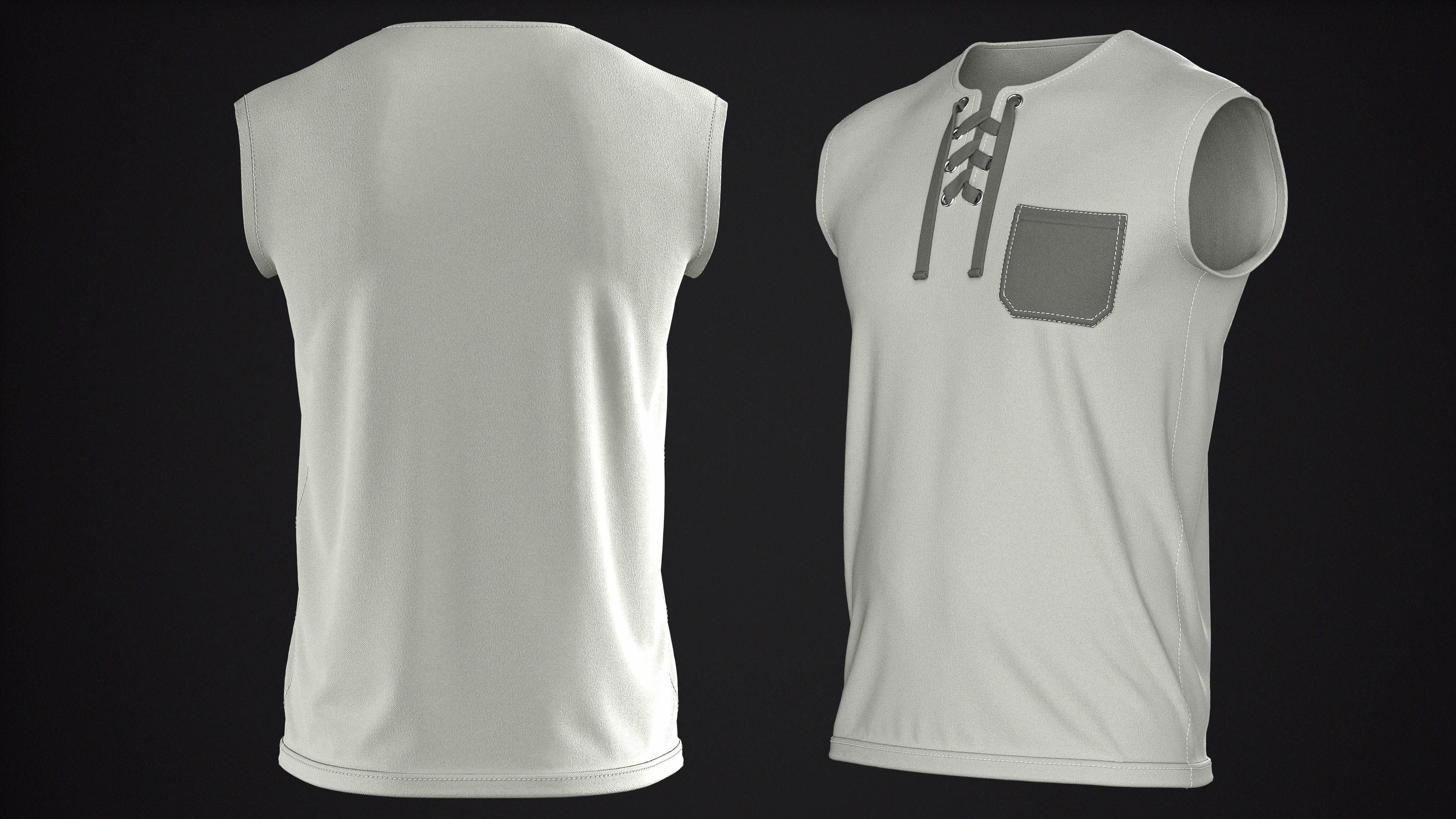 25 In 1 T-Shirts And  Video Tutorial  Vol01 3D model_32