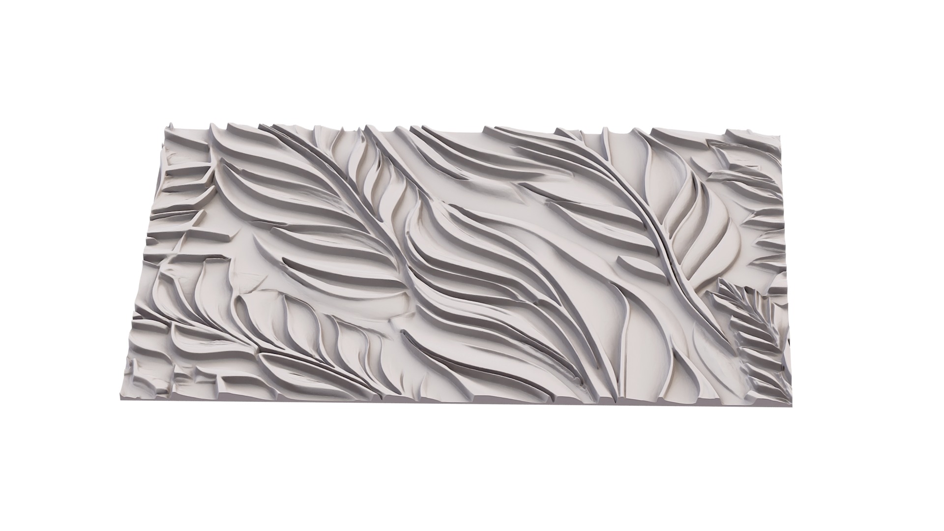 decor set wall panel wall relief mural CNC 39 3D model_3