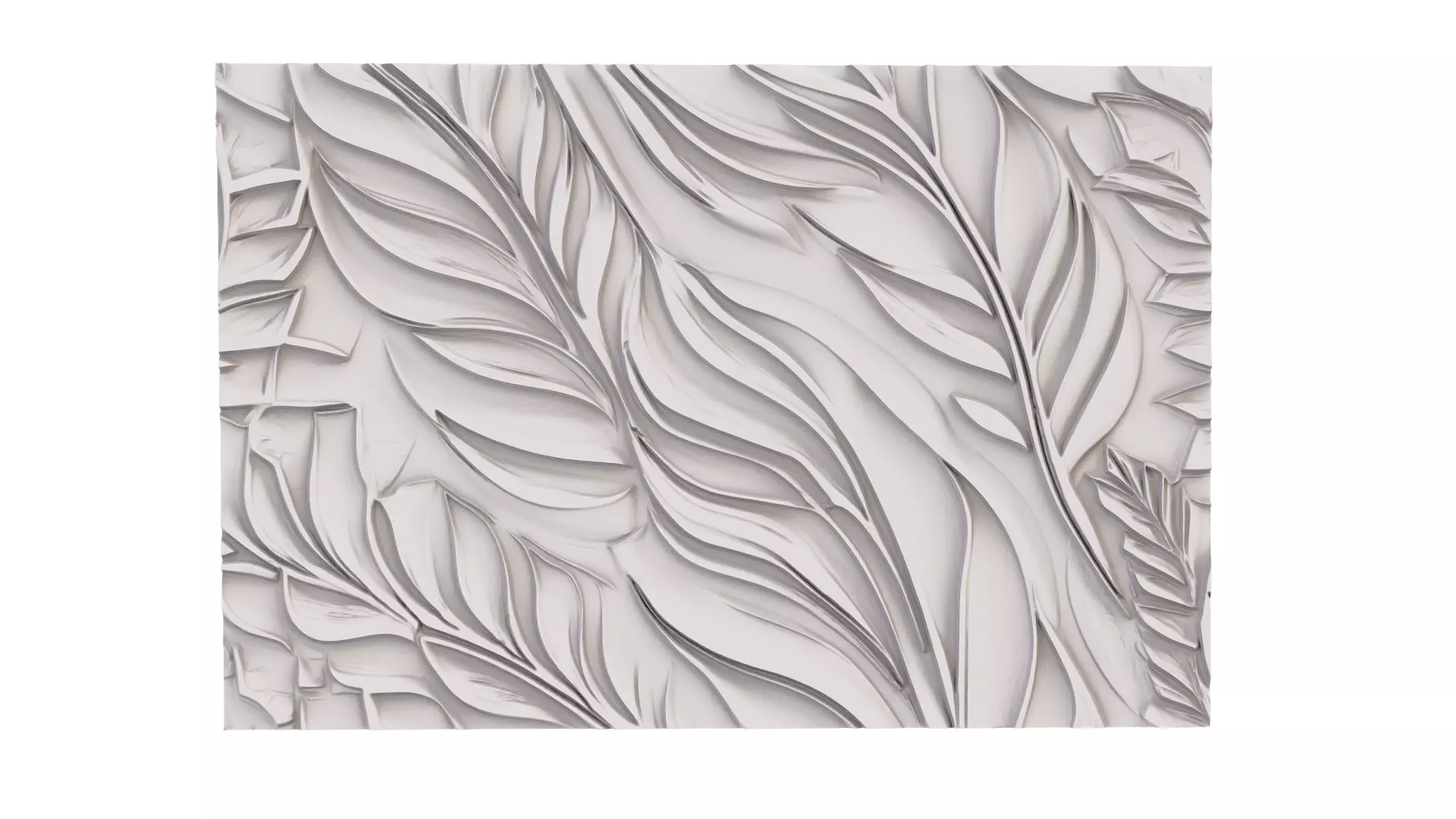 decor set wall panel wall relief mural CNC 39 3D model_0