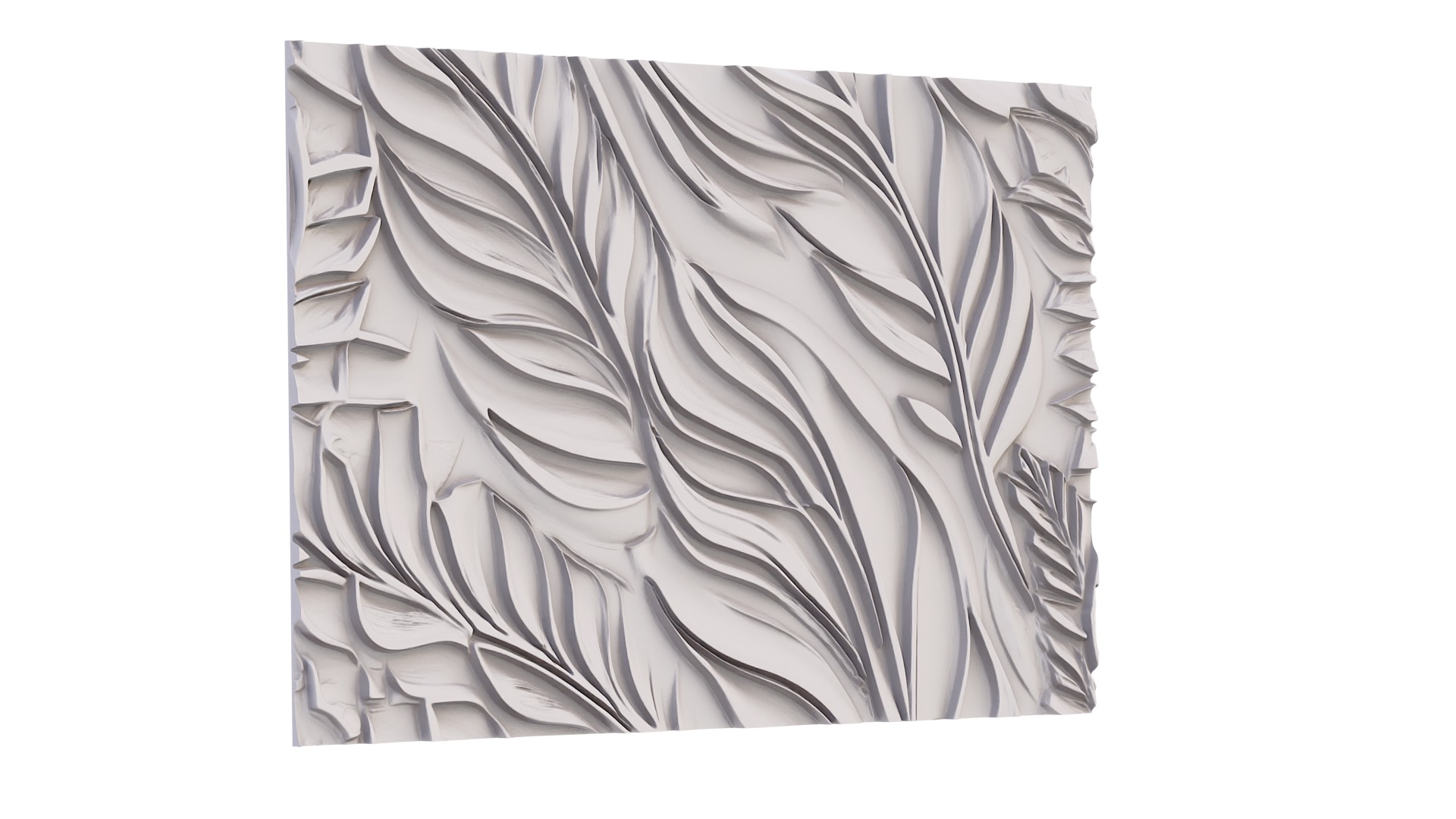 decor set wall panel wall relief mural CNC 39 3D model_1