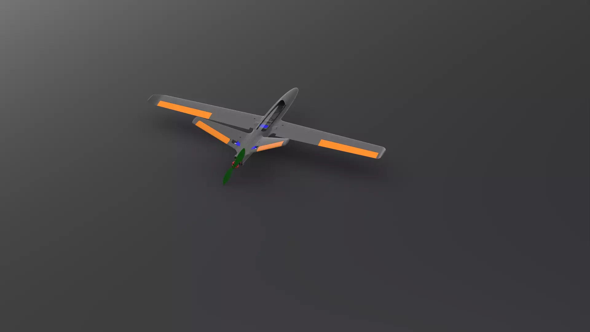 Unmanned Aerial Vehicle 3D print model