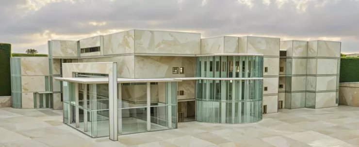 Modern Hospital Building detailed 3D model 3D print model