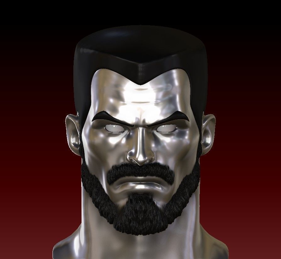 Colossus XMen Headsculpt Mafex Legends 3D print model_1