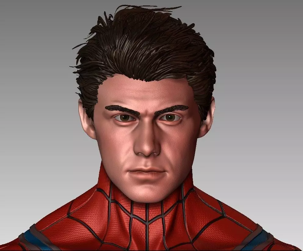 Insomniac Playstation Peter Parker Headsculpt Mafex Legends 3D print model