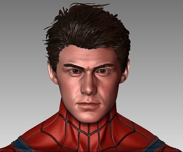 Insomniac Playstation Peter Parker Headsculpt Mafex Legends 3D print model