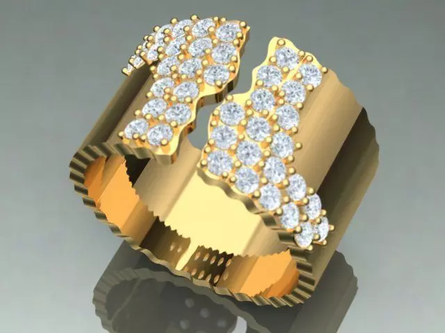 Fashion Ring  3D print model_0