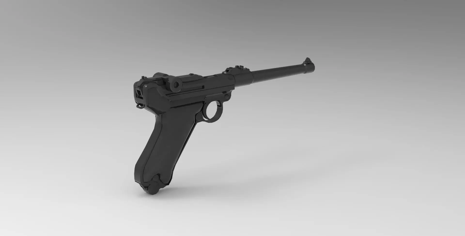 Luger pistol 3D model