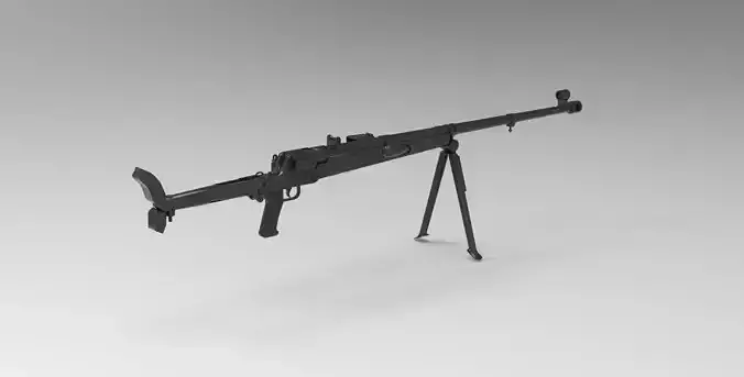Panzerbucshe 39 anti-tank rifle  3D model