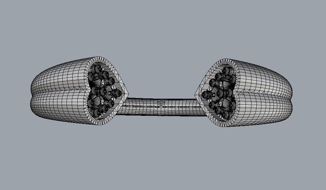 Heart Diamond Open Ring 3D print model_24