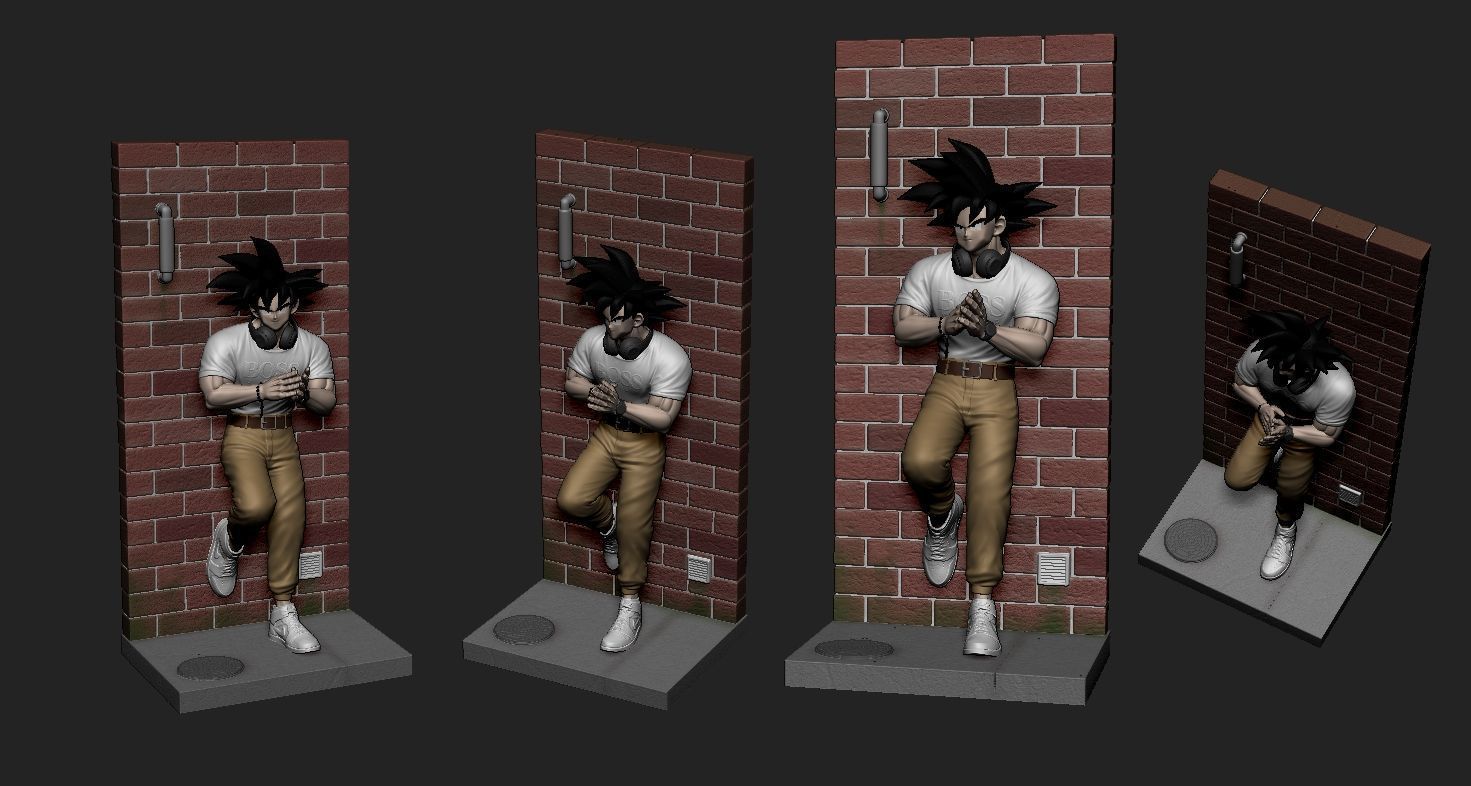 Goku - Street Style 3D print model_5
