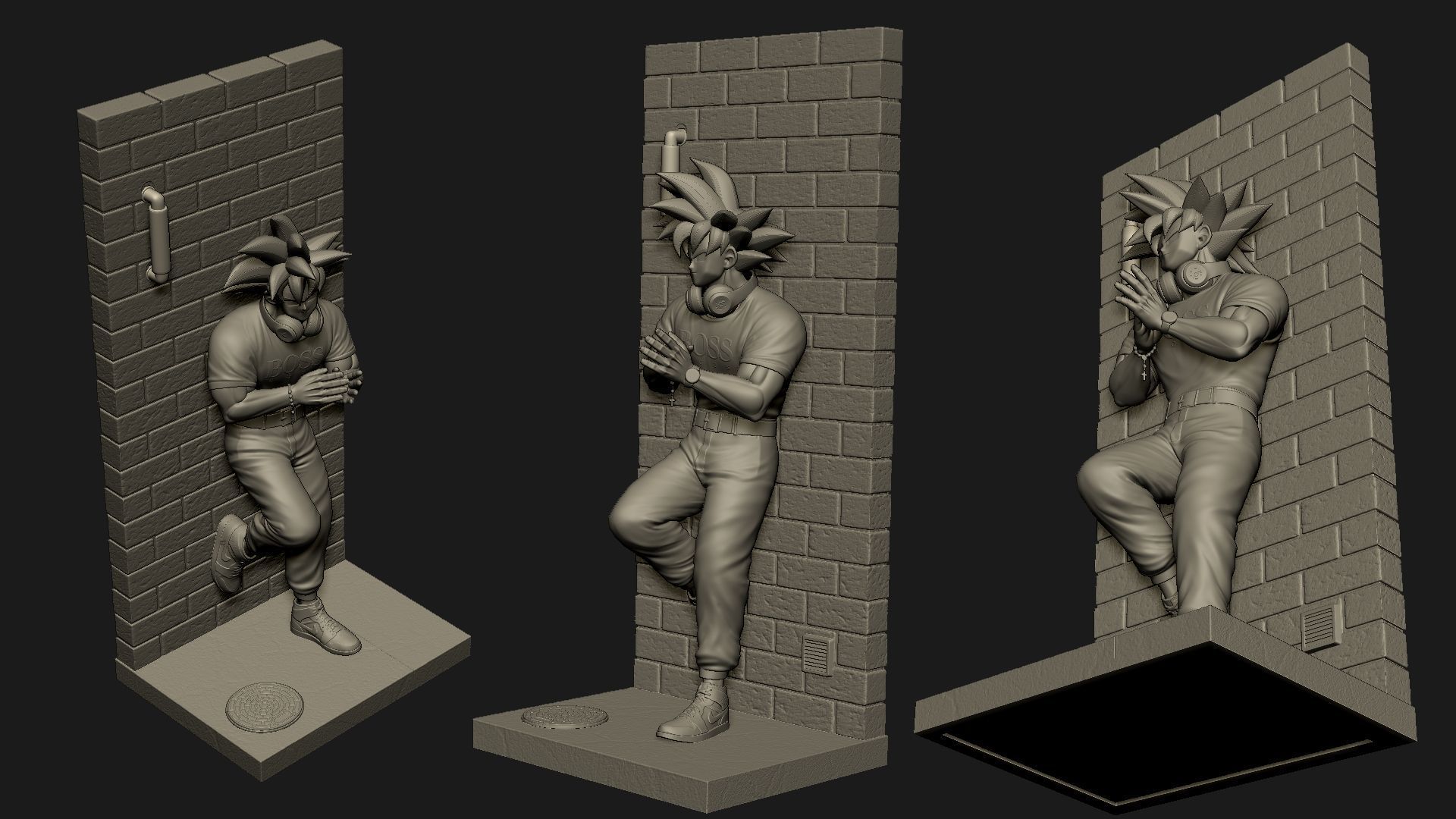 Goku - Street Style 3D print model_9