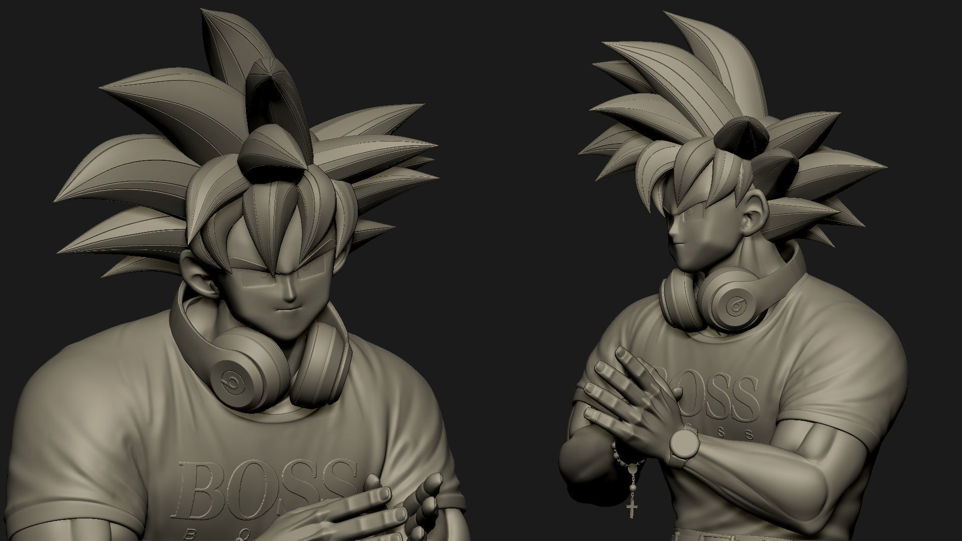 Goku - Street Style 3D print model_6