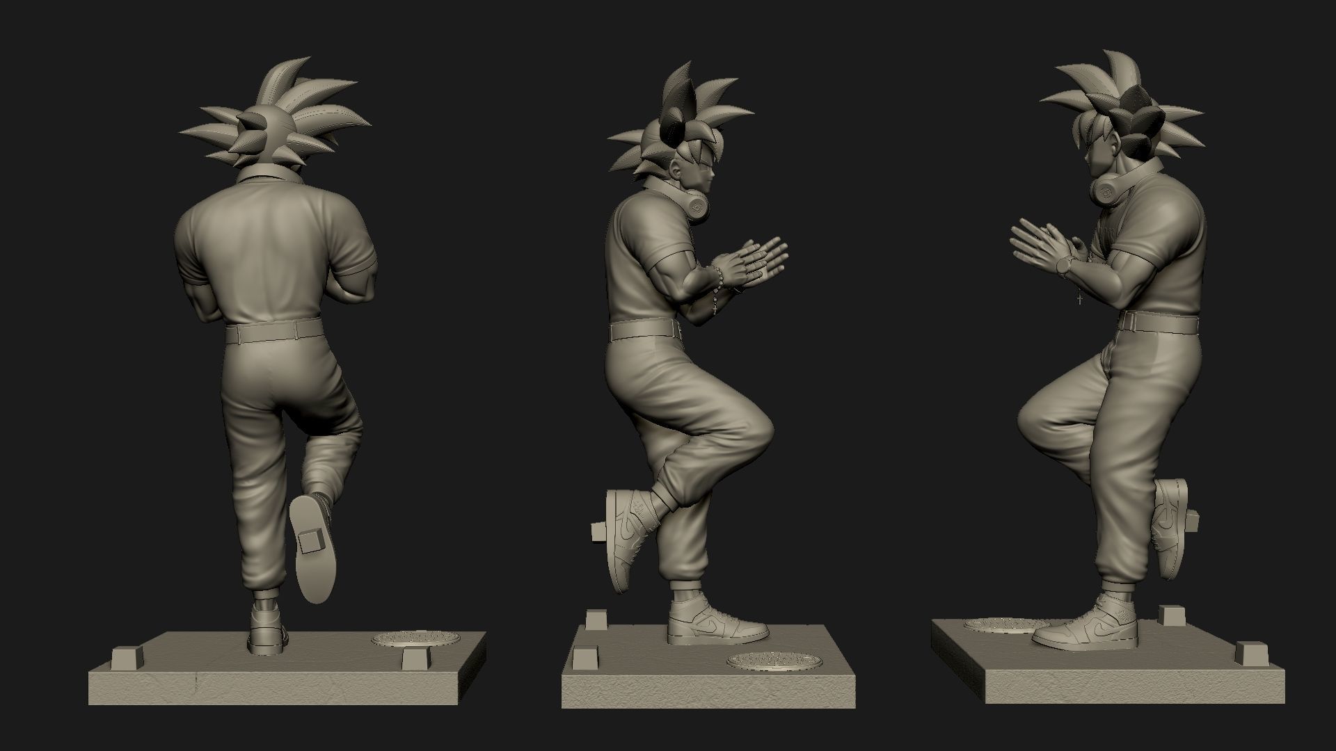 Goku - Street Style 3D print model_10