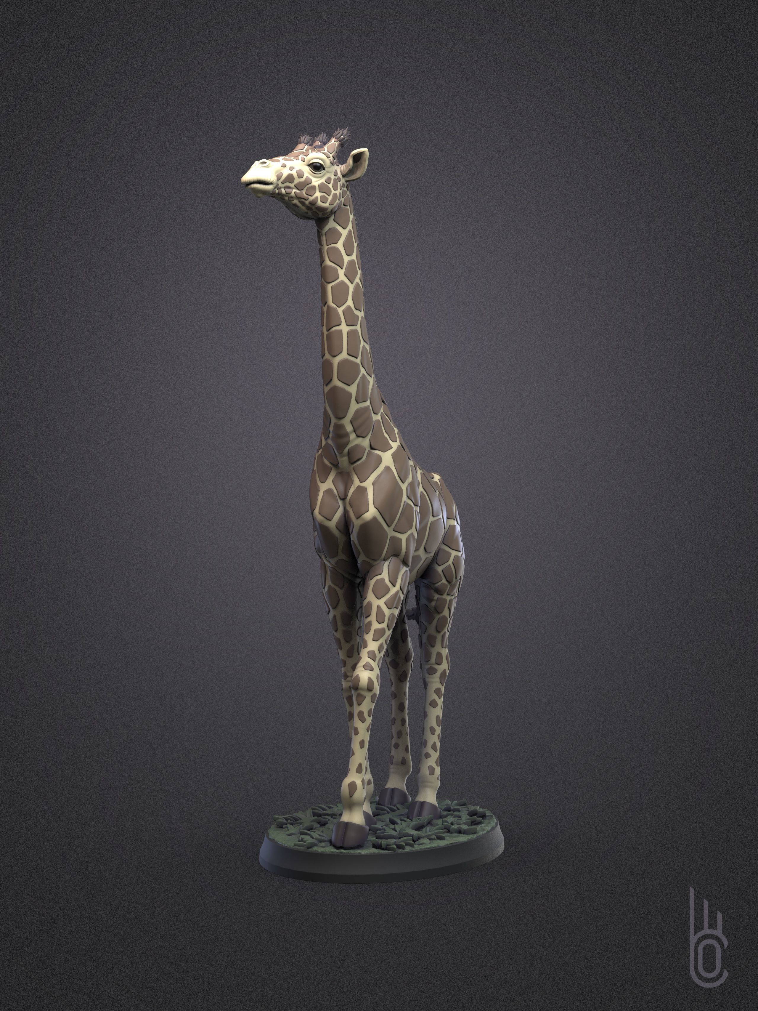 Rothschilds Giraffe 3D print model_8