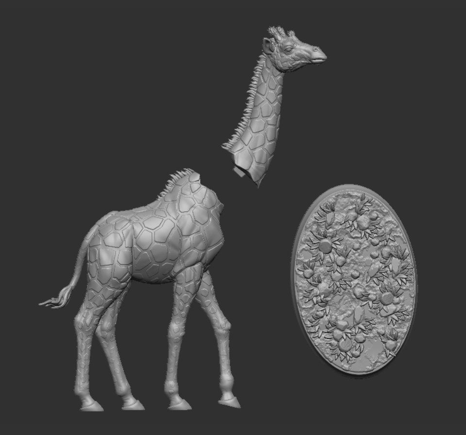 Rothschilds Giraffe 3D print model_16