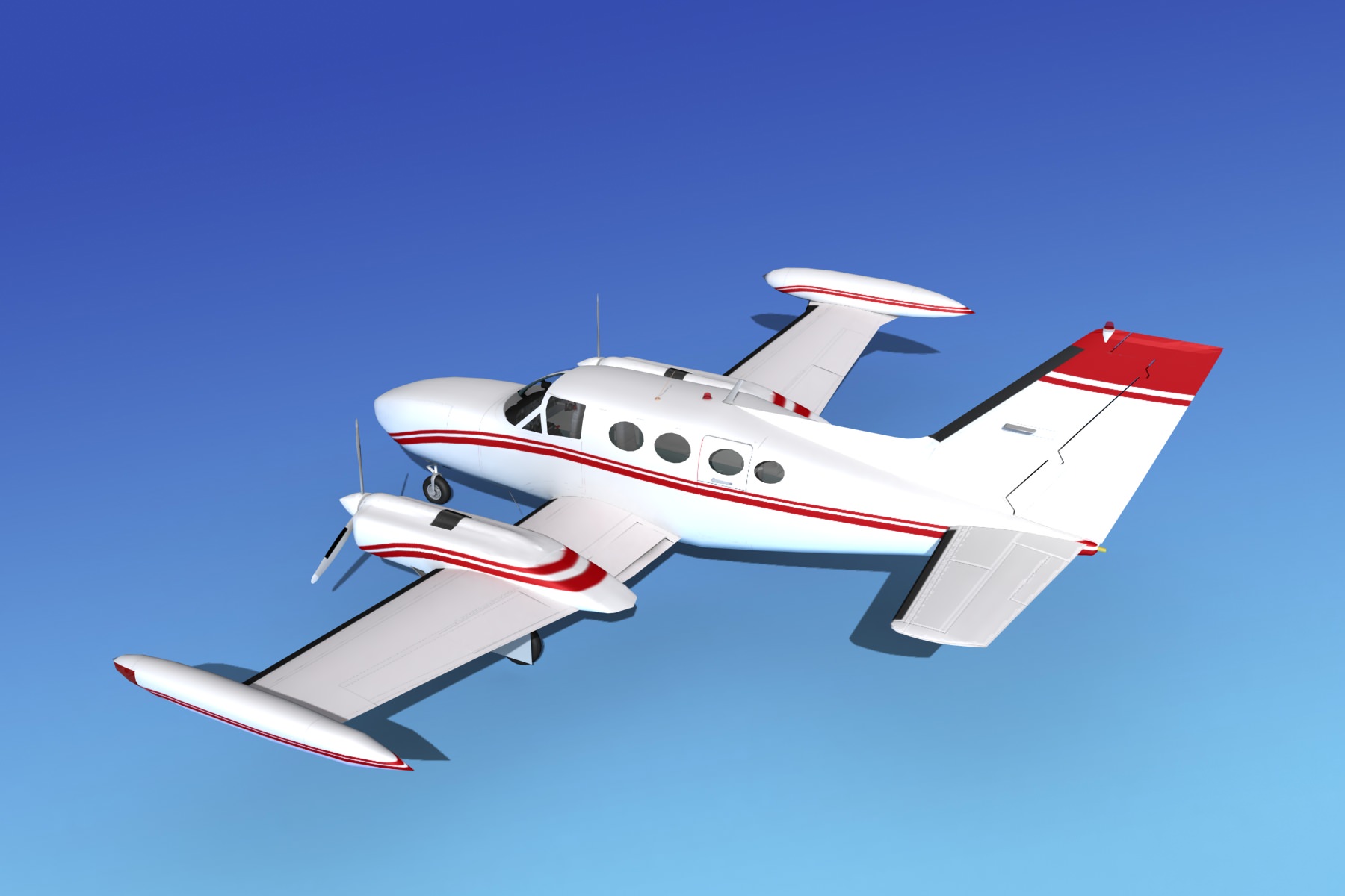 Cessna 421 Golden Eagle V15 3D model_8