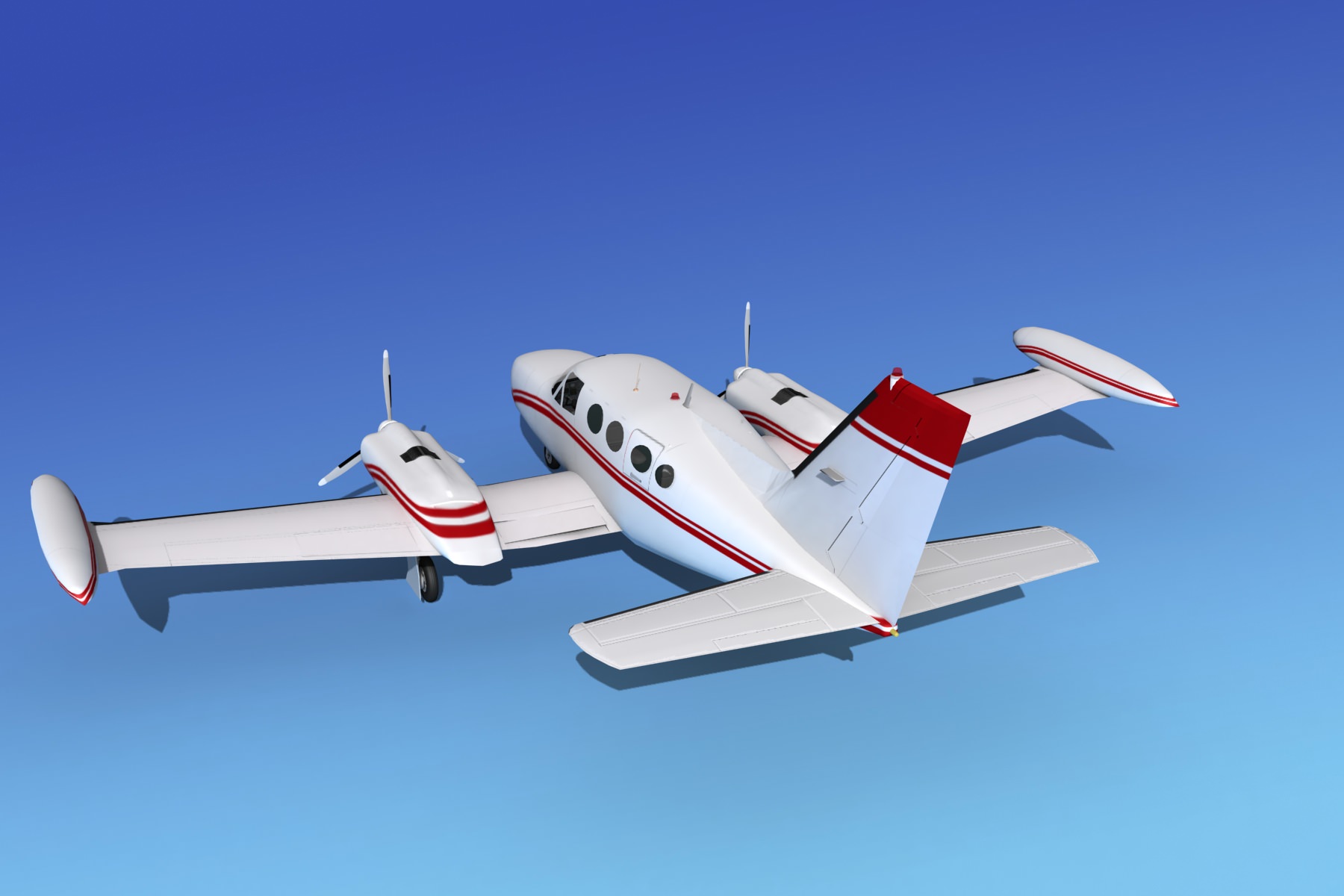 Cessna 421 Golden Eagle V15 3D model_7