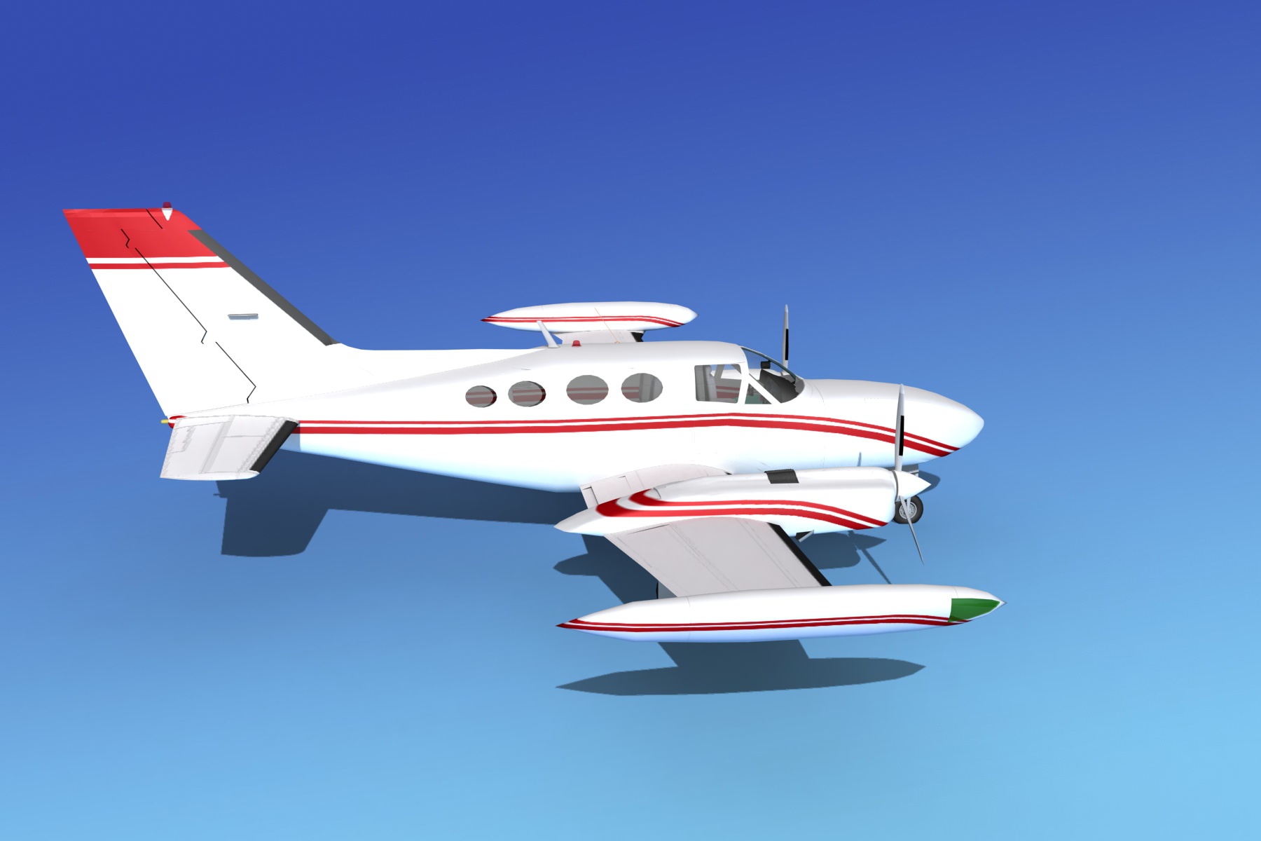 Cessna 421 Golden Eagle V15 3D model_4