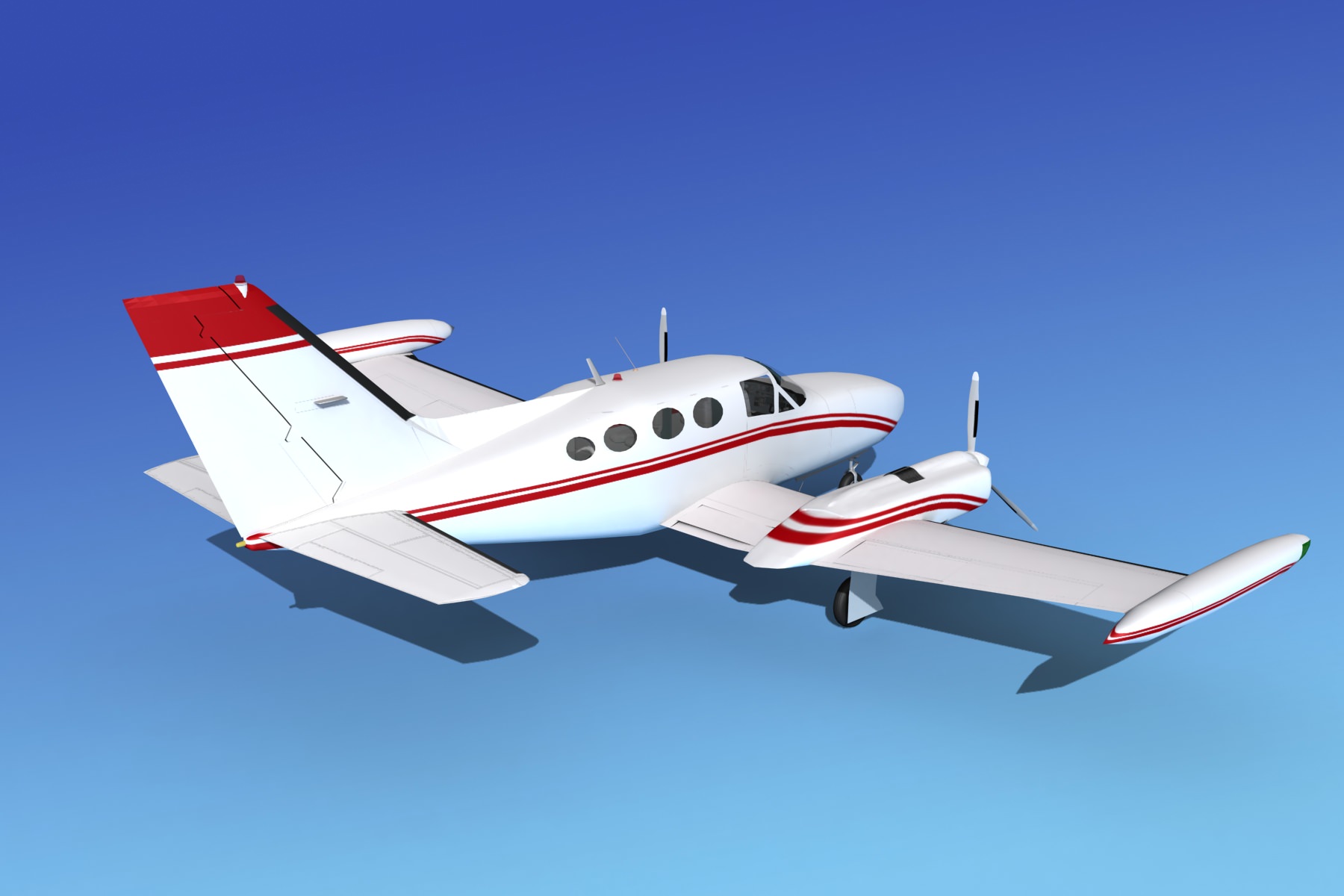 Cessna 421 Golden Eagle V15 3D model_6