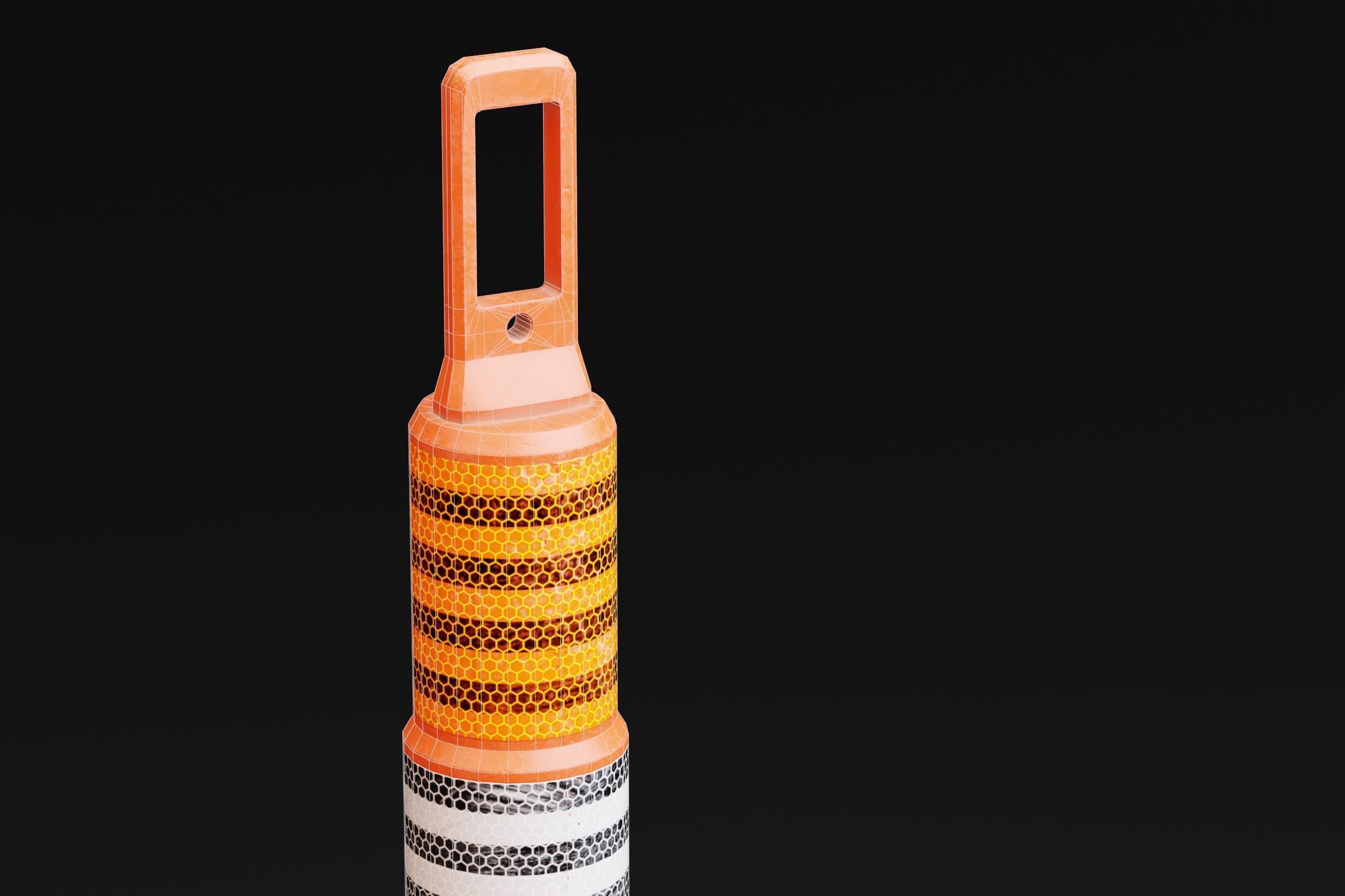 Delineator PBR Game-Ready Low-poly 3D model_8