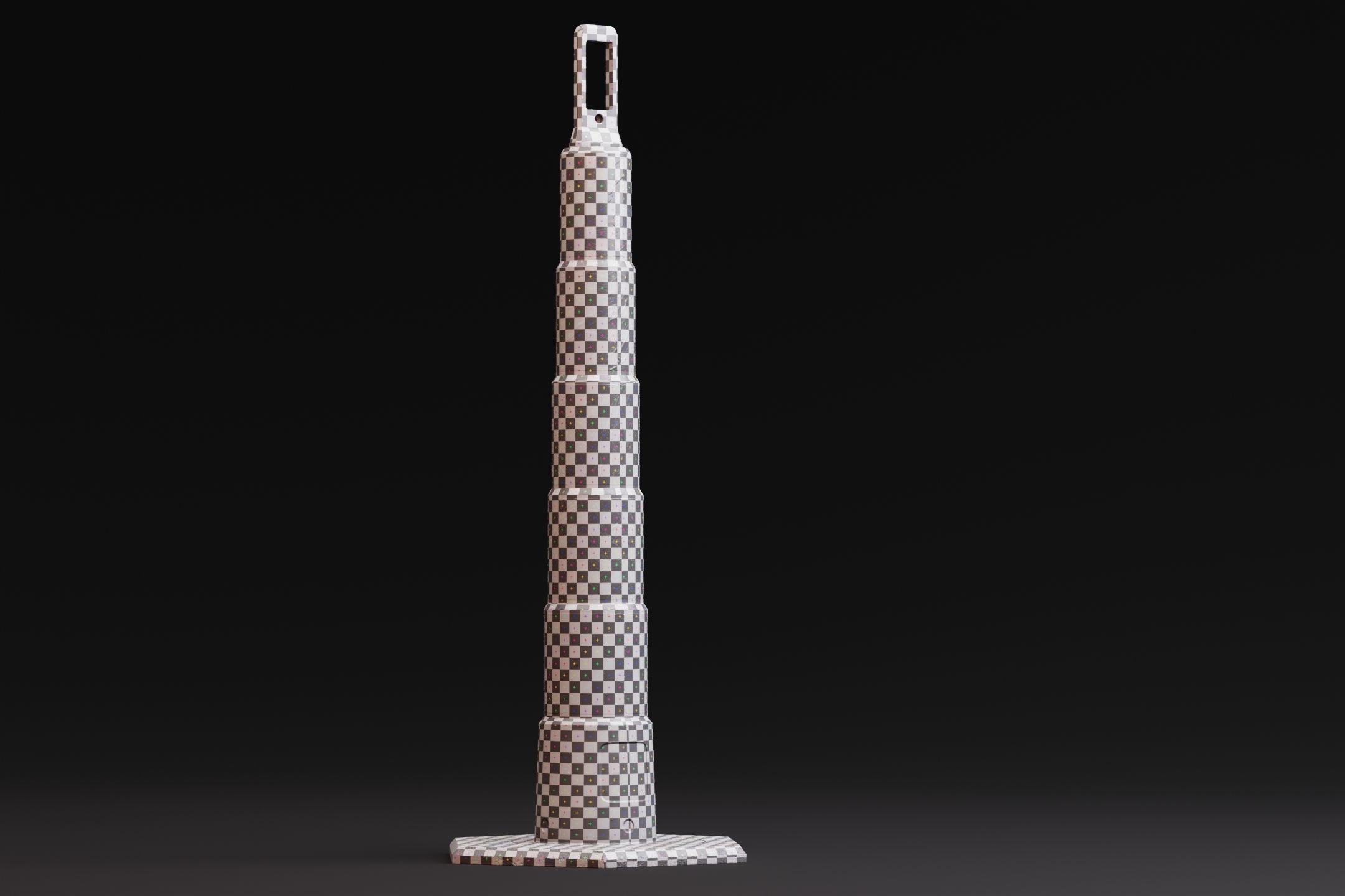 Delineator PBR Game-Ready Low-poly 3D model_2