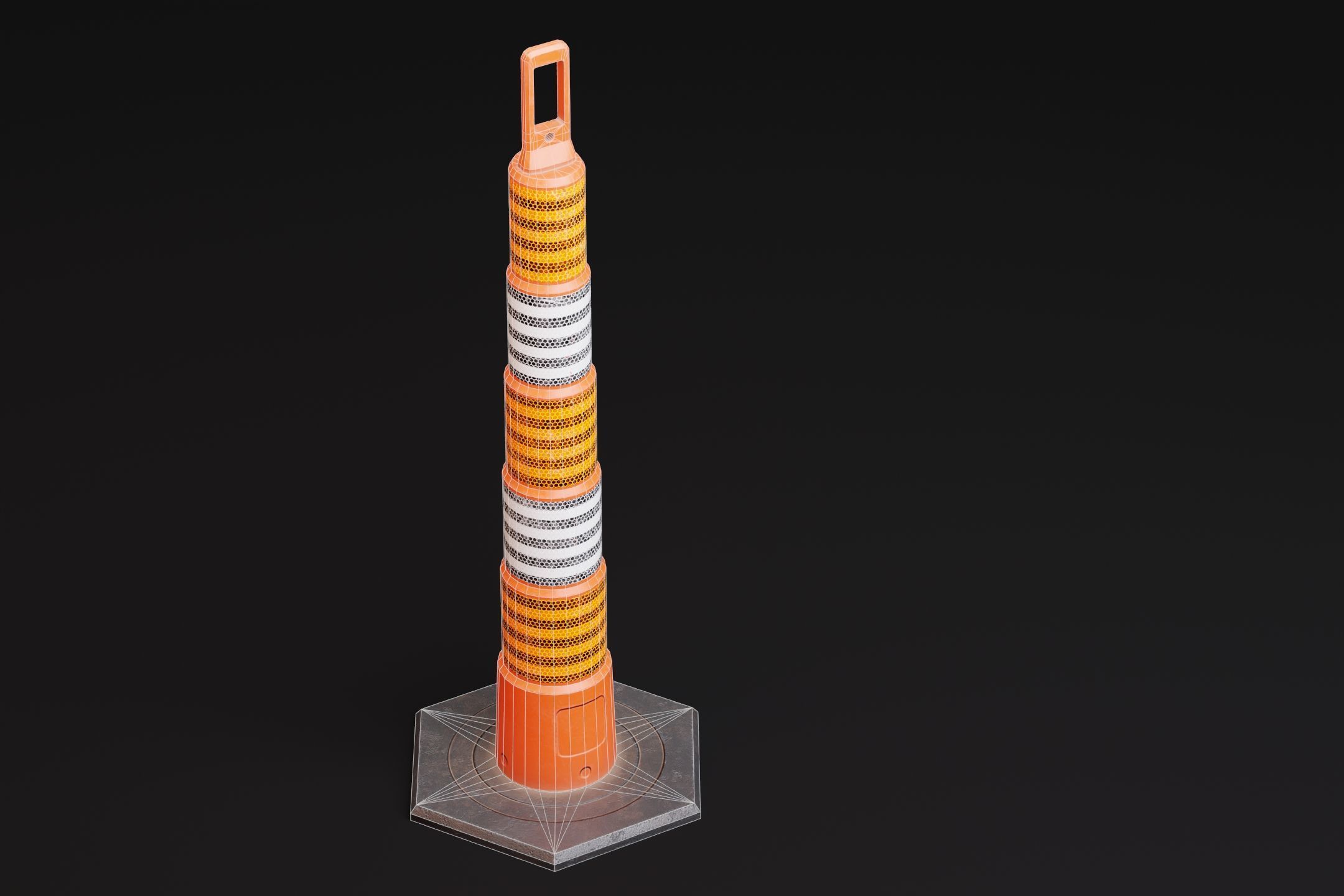 Delineator PBR Game-Ready Low-poly 3D model_6