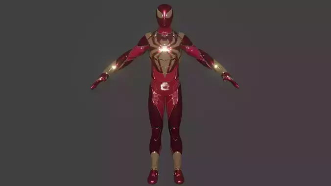 Iron Spider Suit 3D model