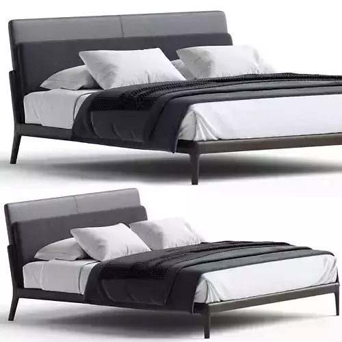 BOWERY WOODEN BED BERTO