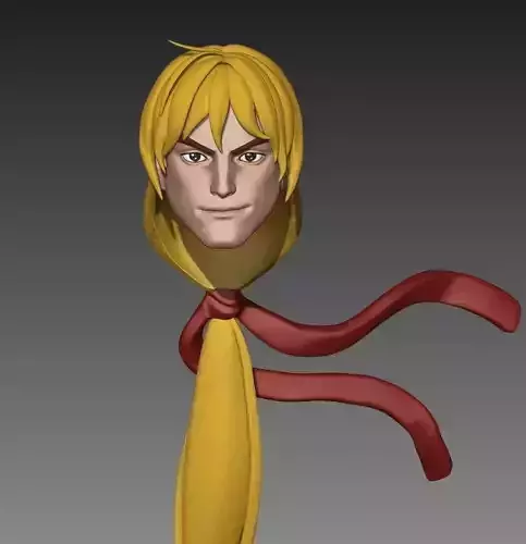 Street Fighter Ken Alpha Headsculpt - Storm Collectibles