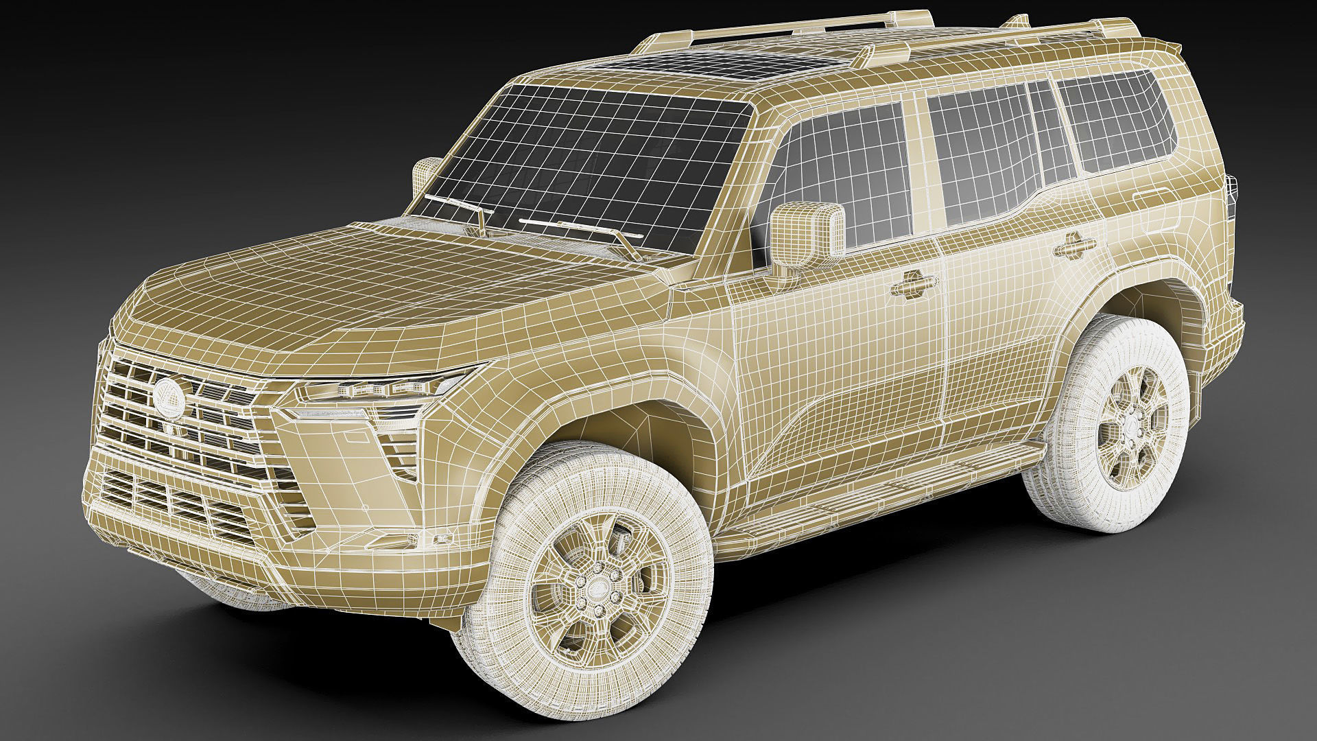 Lexus GX 2024 3D model_36
