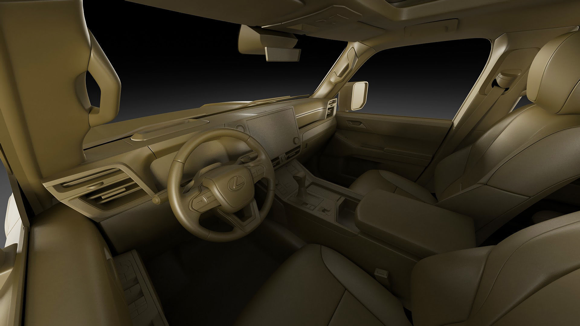 Lexus GX 2024 3D model_33