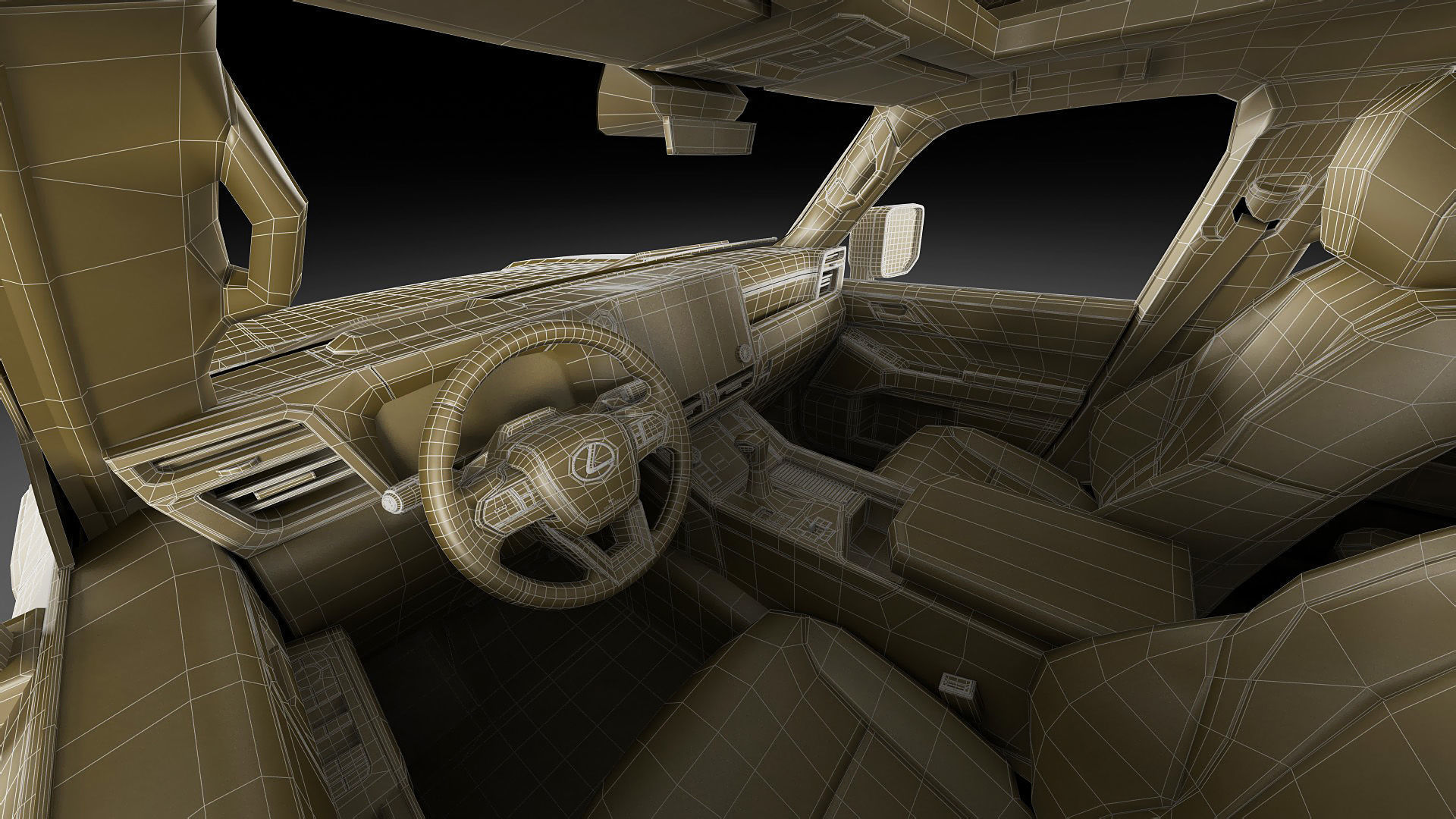 Lexus GX 2024 3D model_38