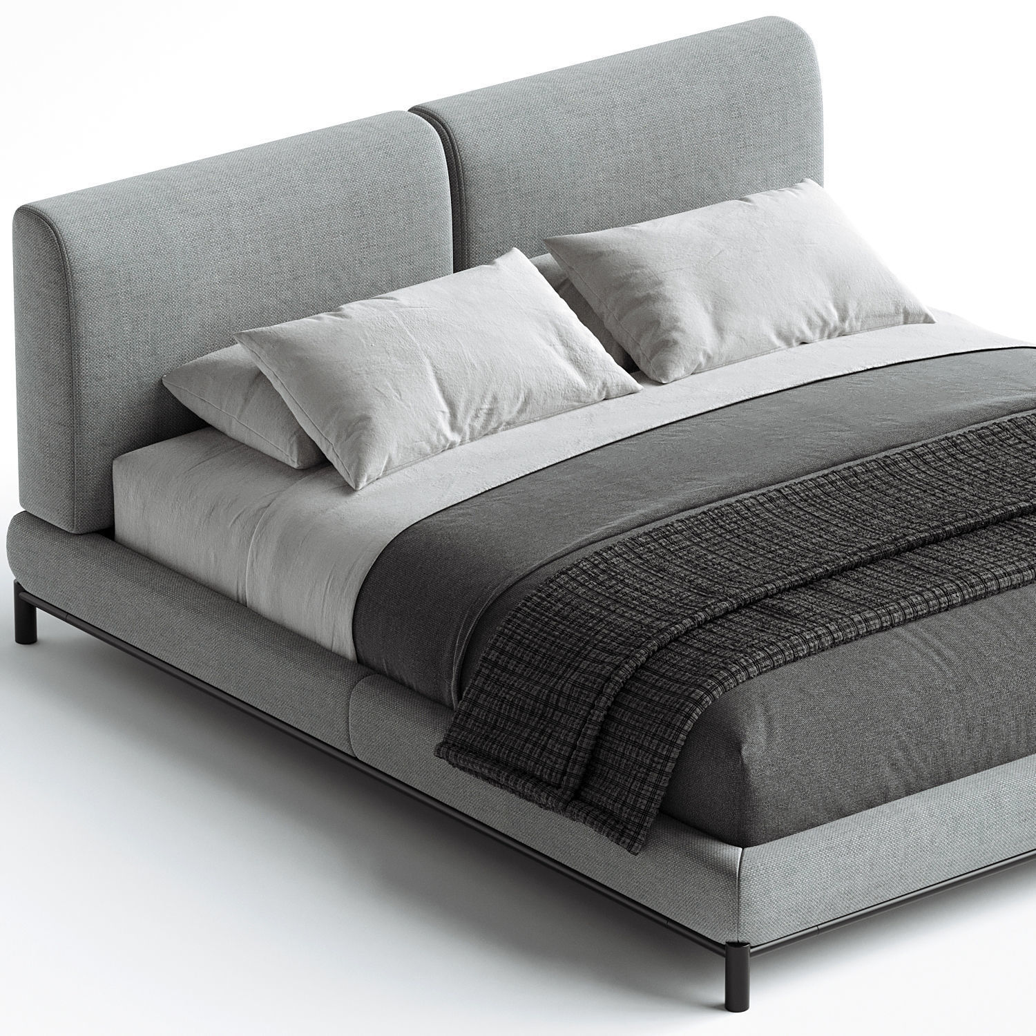 Margot Bed Domkapa 3D model_1