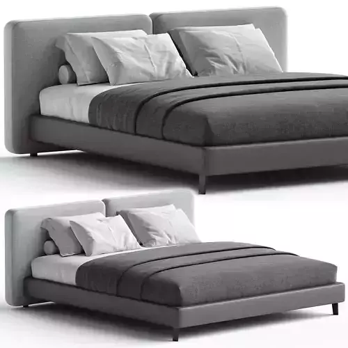 BETHUNE BED Modloft 3D model