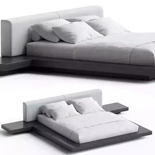 WORTH BED MODLOFT 3D model