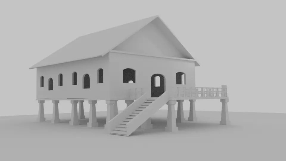 Village 3D model_0