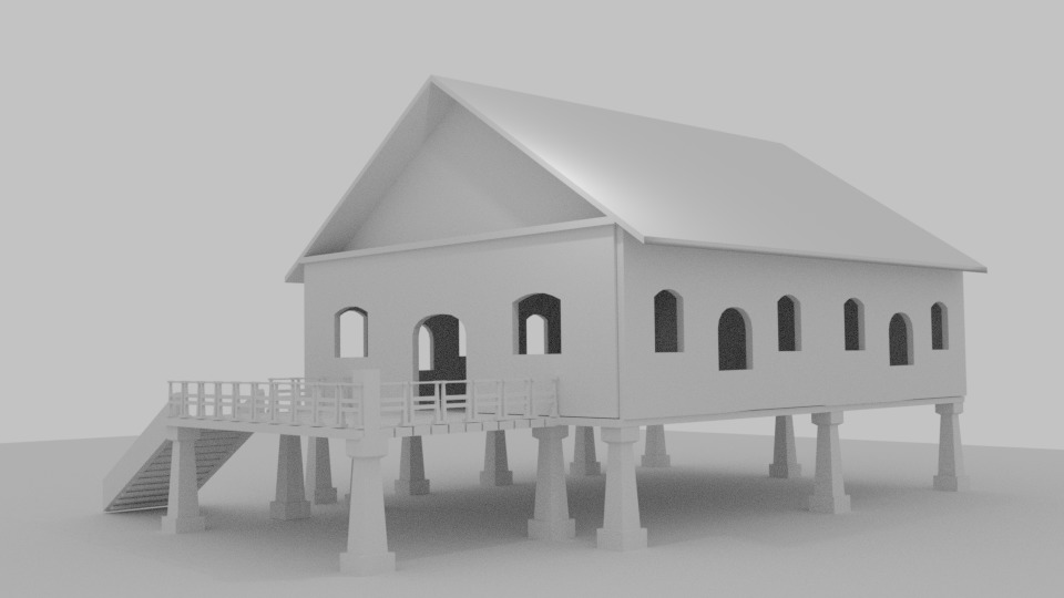 Village 3D model_1
