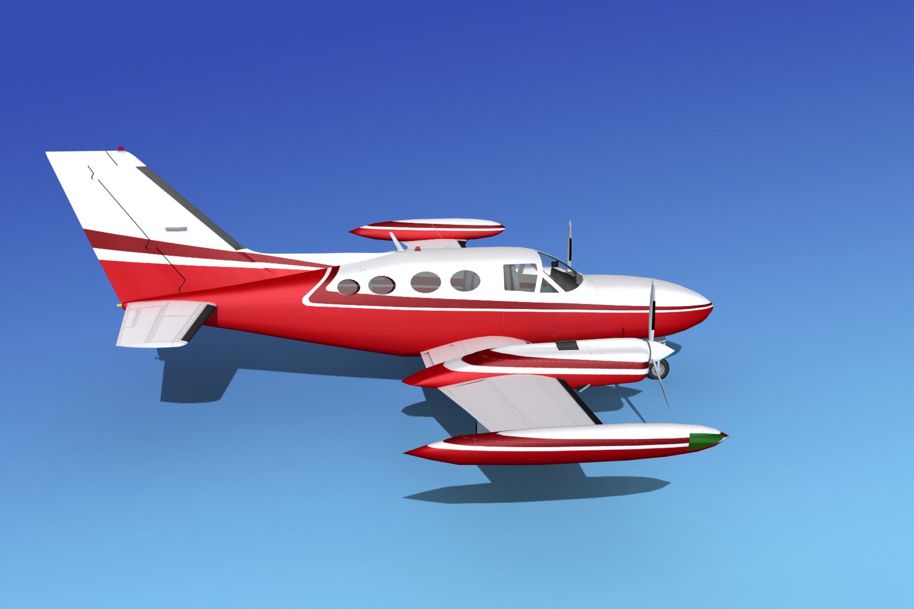 Cessna 421 Golden Eagle V16 3D model_5