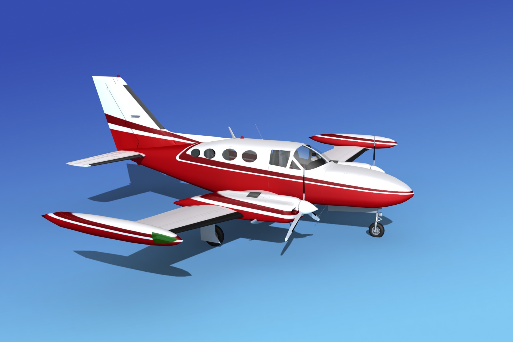 Cessna 421 Golden Eagle V16 3D model_3