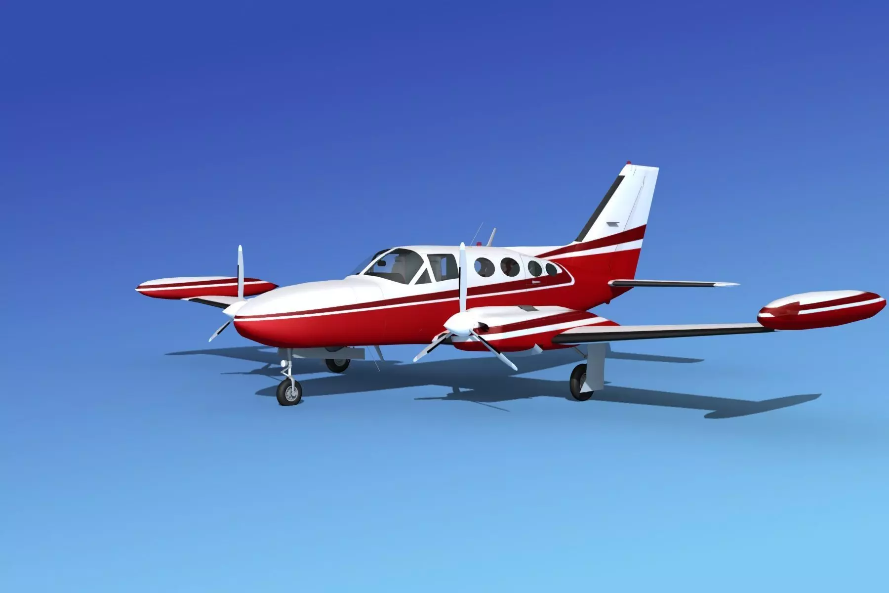 Cessna 421 Golden Eagle V16 3D model_0