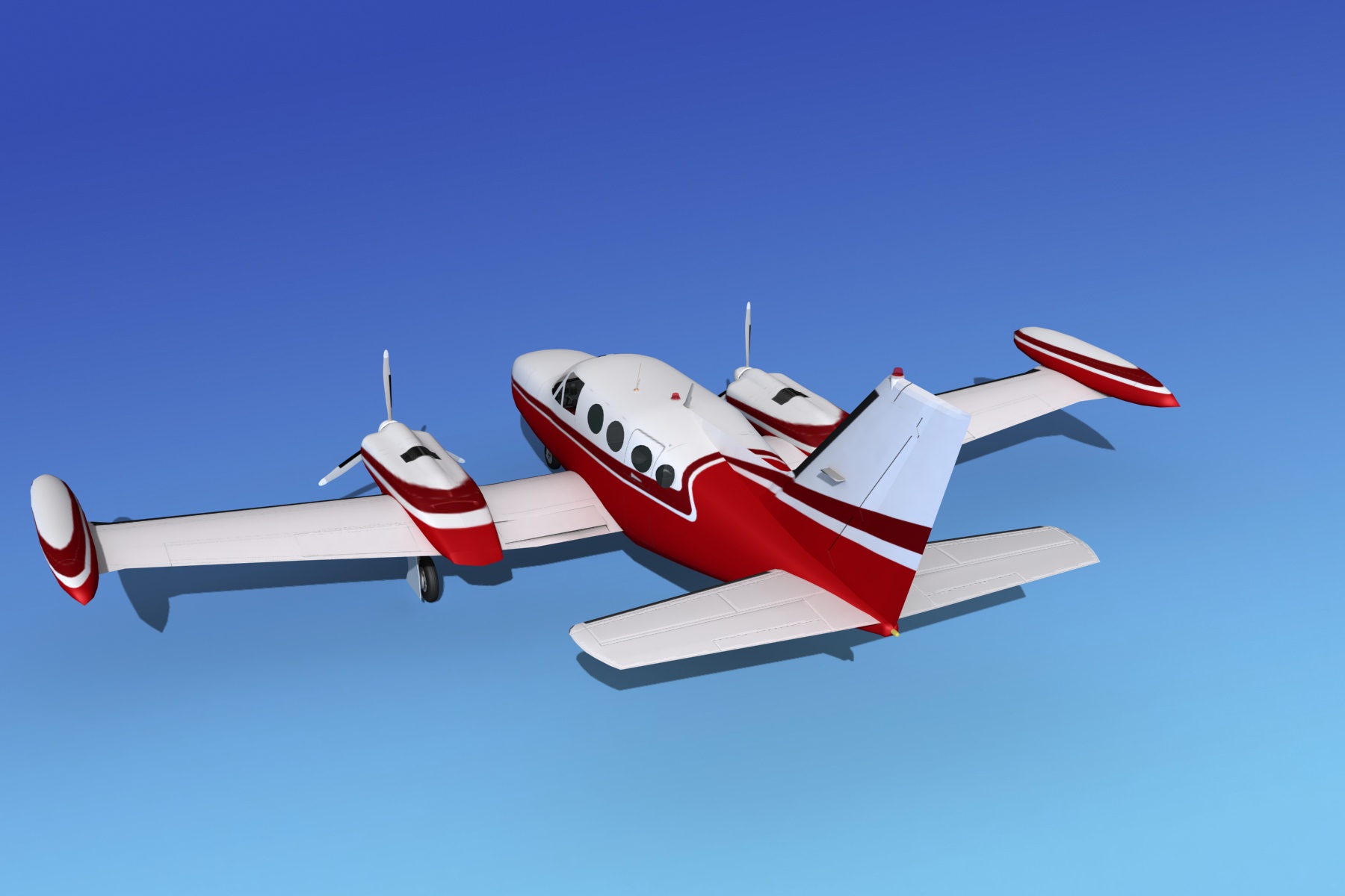 Cessna 421 Golden Eagle V16 3D model_7