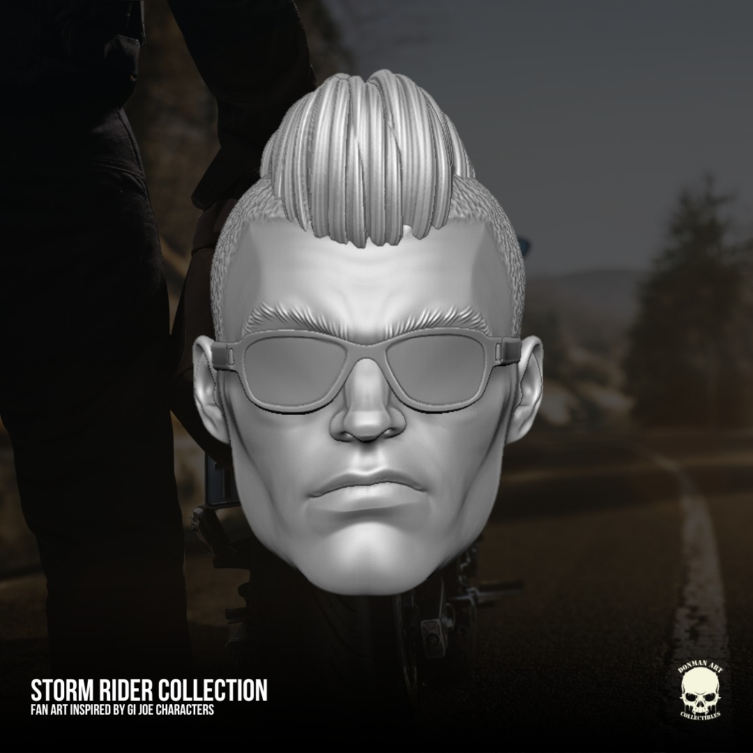 Storm Rider GI Joe Fan Art 3D printable File For Action Figures 3D print model_15