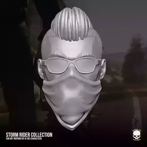 Storm Rider GI Joe Fan Art 3D printable File For Action Figures