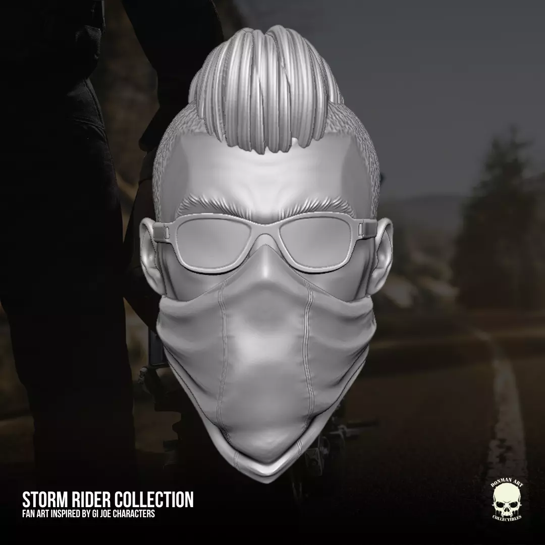 Storm Rider GI Joe Fan Art 3D printable File For Action Figures 3D print model_0