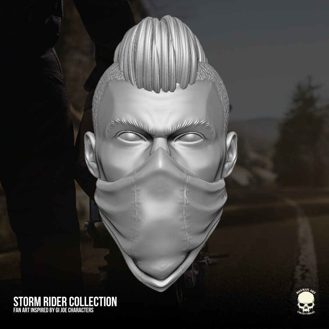 Storm Rider GI Joe Fan Art 3D printable File For Action Figures 3D print model_12