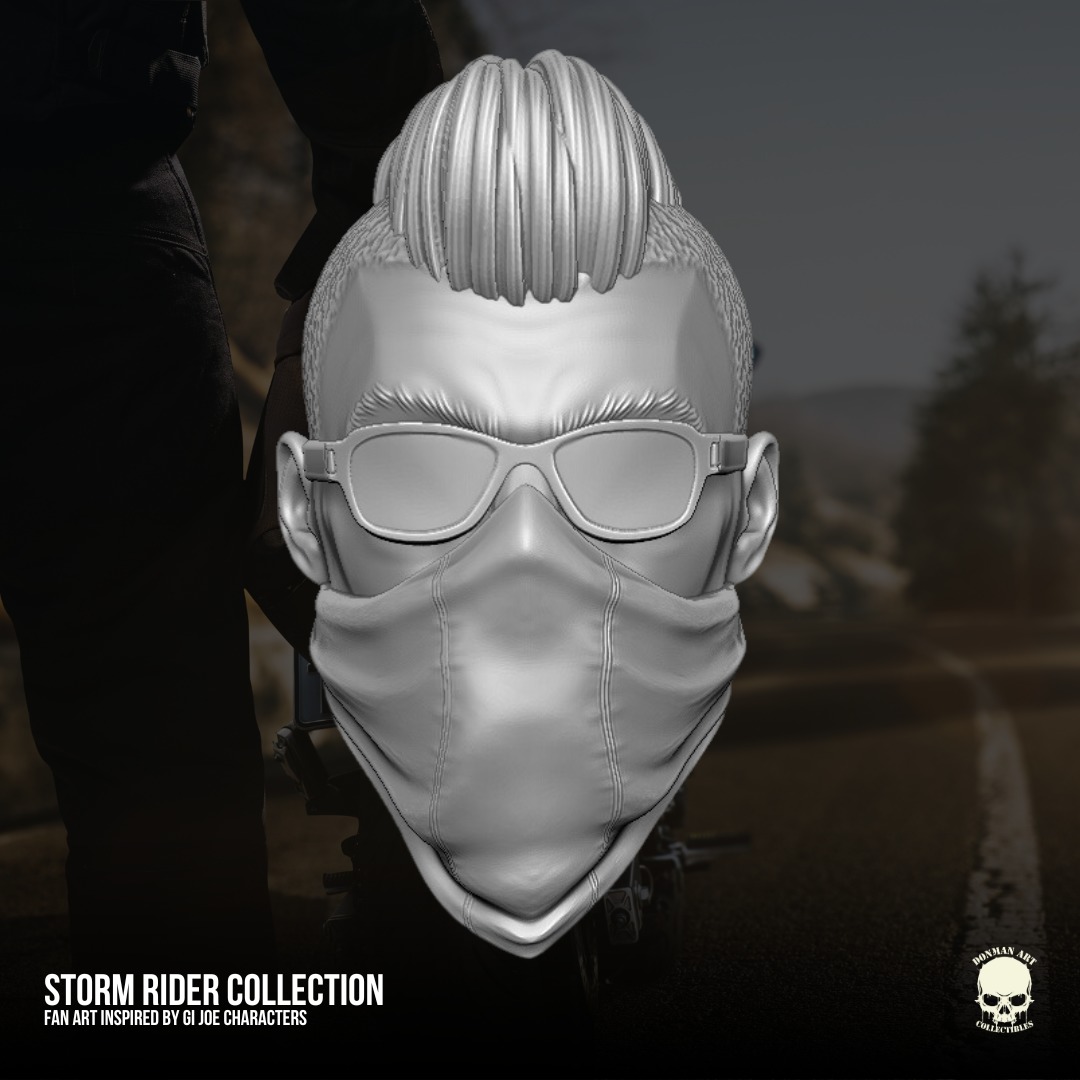 Storm Rider GI Joe Fan Art 3D printable File For Action Figures 3D print model_3