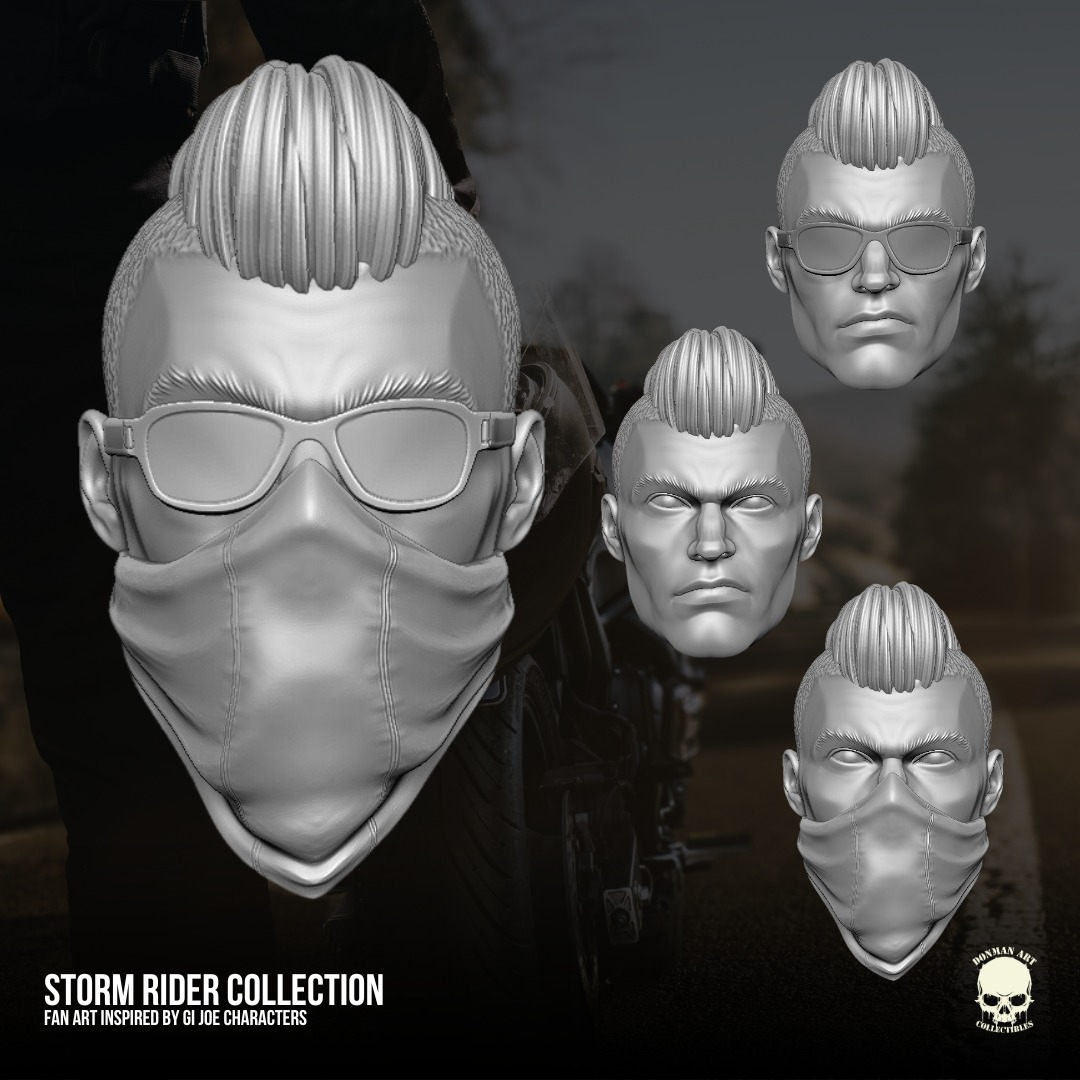 Storm Rider GI Joe Fan Art 3D printable File For Action Figures 3D print model_16