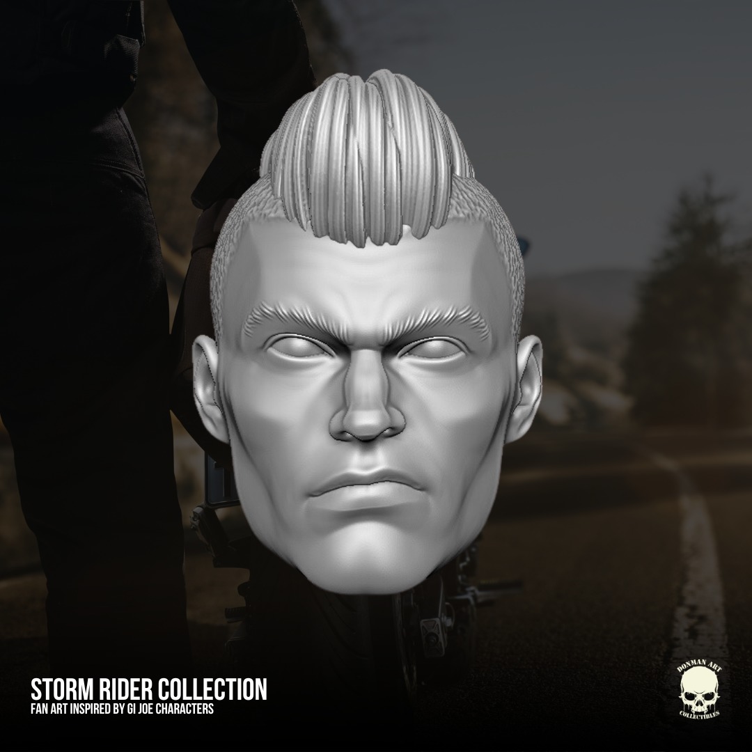 Storm Rider GI Joe Fan Art 3D printable File For Action Figures 3D print model_13